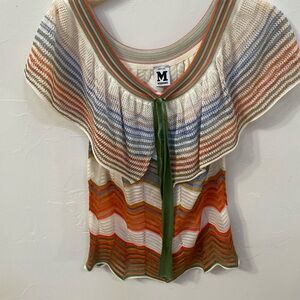 Missoni Chevron Knit Top in Multicolor